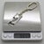 Vintage Italian Handmade Genuine Silver Italian Futurism Sport Tennis Keyring For Sale - Image 10 of 11