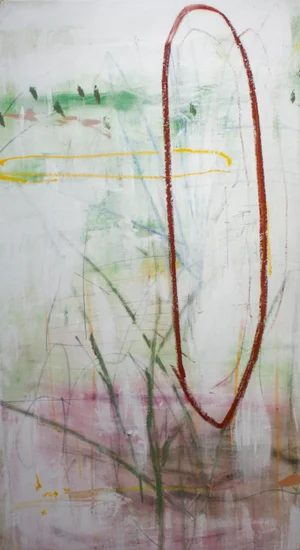 "Time and Places With No People" Contemporary Abstract Mixed-Media Painting by Brian Jerome