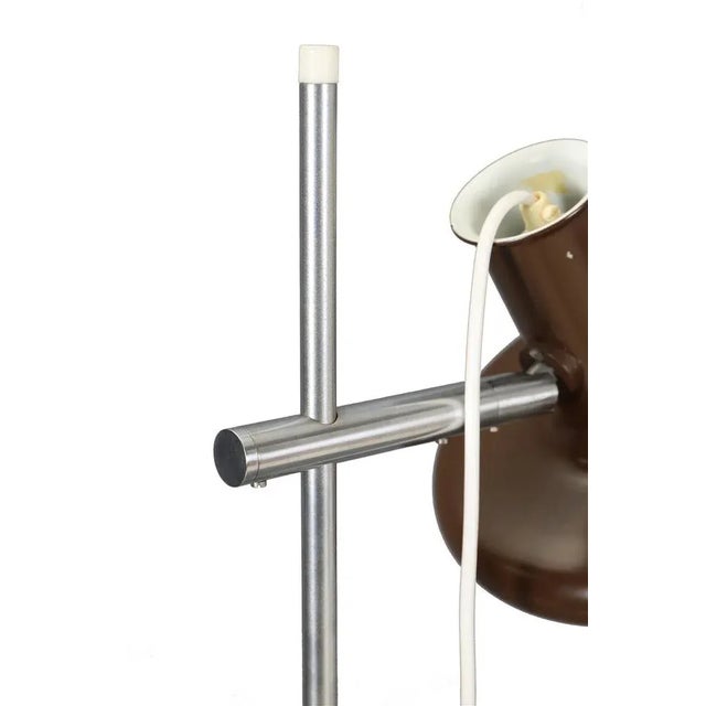 Brown Optima Floor Lamp by Hans Due for Fog & Mørup, 1960s For Sale - Image 8 of 12