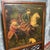 Edwardian Mahogany Screen Set with Hunting Oil Paintings, 1905 For Sale - Image 6 of 8