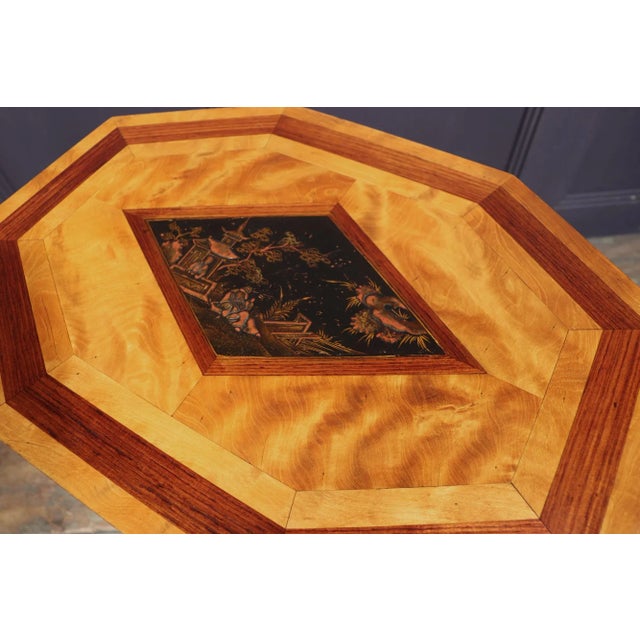 Antique Chinese Satinwood Side Table, 1890s For Sale - Image 10 of 13