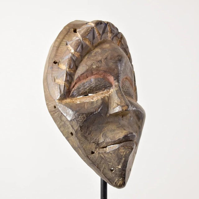 Wood Early 20th Century Dan Deangle Passport Mask For Sale - Image 7 of 10