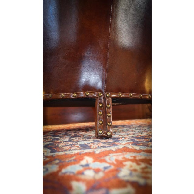 Branco Library Armchair in Tan Leather from Timothy Oulton, 2010s For Sale - Image 12 of 18