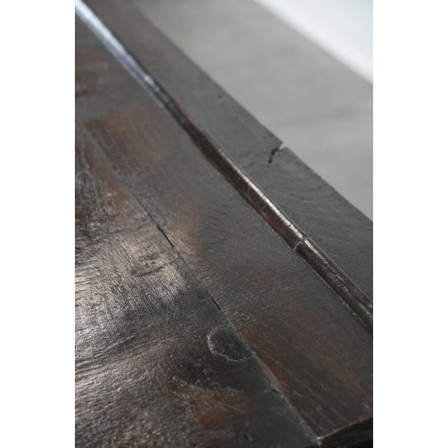 Antique English Side Table in Oak, 18th Century For Sale - Image 13 of 18