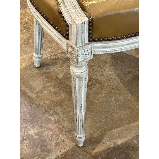 Set of 6 French Louis XVI Dining Chairs For Sale - Image 9 of 11