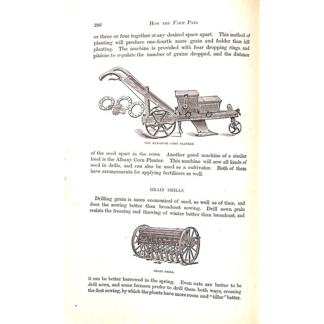 Late 19th Century "How the Farm Pays the Experiences of Forty Years of Successful Farming and Gardening" 1884 Crozier, William and Henderson, Peter For Sale - Image 5 of 12