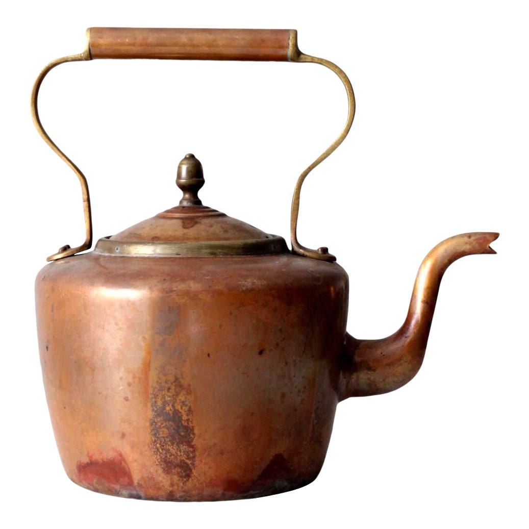 Vintage Copper Kettle Teapot Chairish