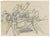 Charcoal drawing on paper, realized in 1941. Hand signed in pencil lower right. Good condition. This piece is attributed...