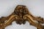 Louis XV Rococo Style Carved Gilt Console Table with Rose Marble Top, Italy, 1950s For Sale - Image 15 of 16