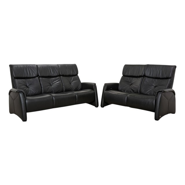 4978 Three-Seater and Two-Seater Sofas in Leather from Himolla, Set of 2 For Sale