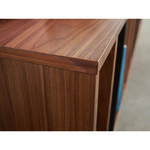 Wood Scandinavian Walnut Sideboard For Sale - Image 7 of 10