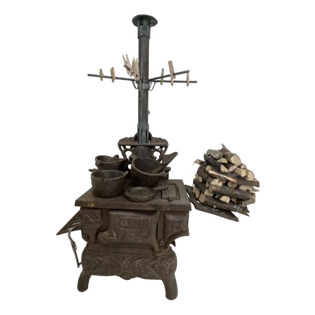 Model of an Old Wood Stove, 1950-60 For Sale