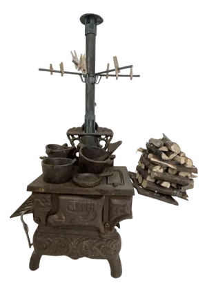 Model of an Old Wood Stove, 1950-60