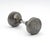 Flat round four fold Victorian steel passage door knobs. The manufacturer and exact date of creation is unknown. Priced as...