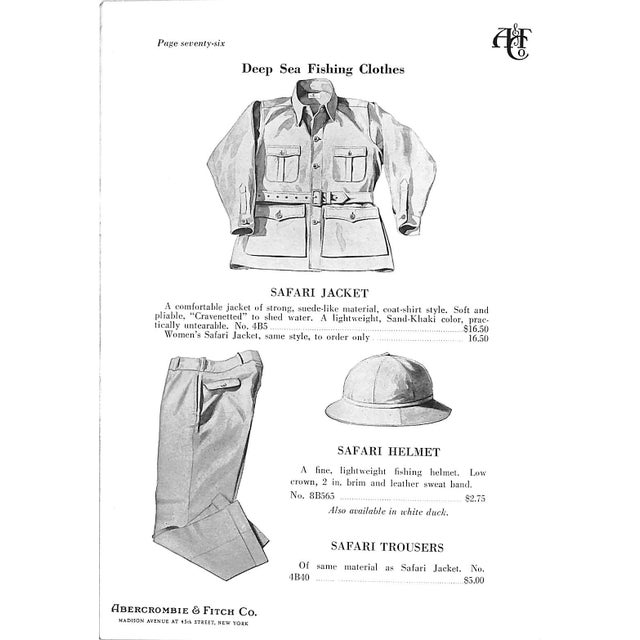 Abercrombie & Fitch Salt Water Tackle 1938 Catalog For Sale - Image 4 of 13