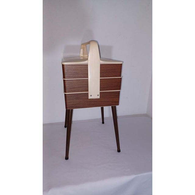 Mid-Century Sewing Box, 1960s For Sale - Image 17 of 18