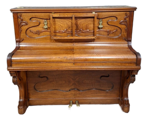 Art Nouveau Upright Piano from P. Charuis, 1900s