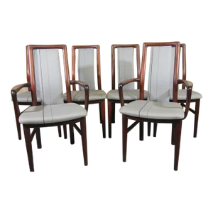 1970s Danish Rosewood Chairs - Set of 6