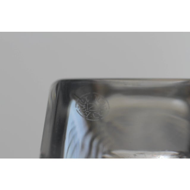 Mid-Century French Crystal Vase from Bayel For Sale - Image 13 of 15