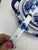 English Antique Blue and White Soup Tureen and Tea Pot For Sale - Image 3 of 11