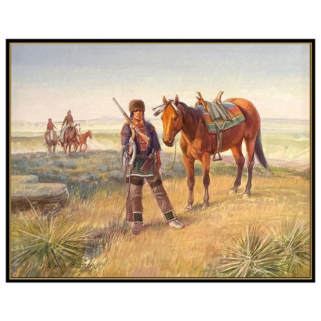 Message us to inquire about custom framing options! (Included for free with every purchase) The artwork here, "Prairie...
