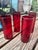 Mid 20th Century M Era Hand-Blown Barware Ruby Red Glass Highball.Set of 4 For Sale - Image 12 of 12