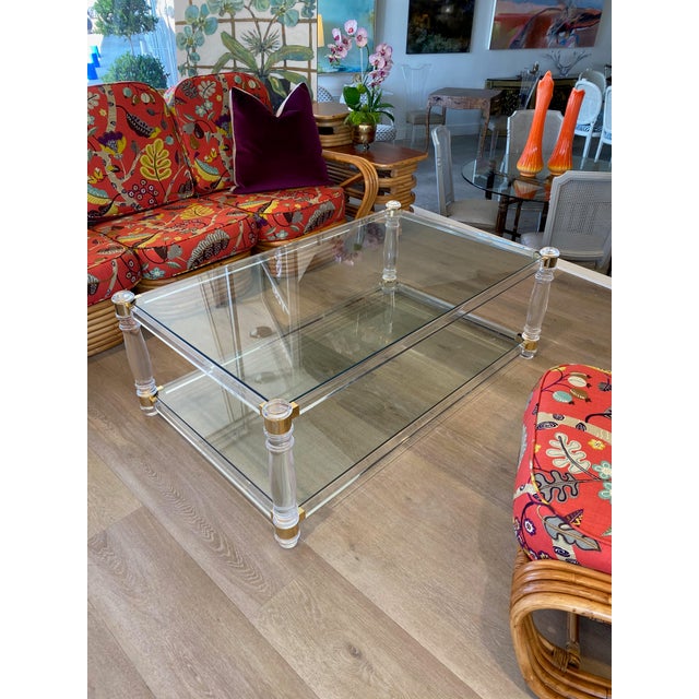 Vintage Lucite Coffee Table Chairish