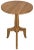 The perfect blend of strength and style, this striking accent table has been hand-carved of minimally finished teak, one...