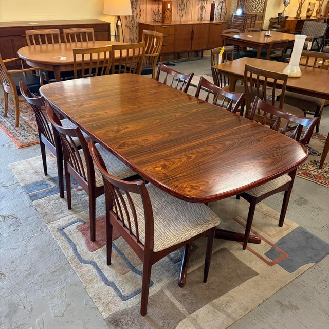 Brown Greaves & Thomas Vintage Dining Chairs Newly Upholstered - Set of 6 For Sale - Image 8 of 13
