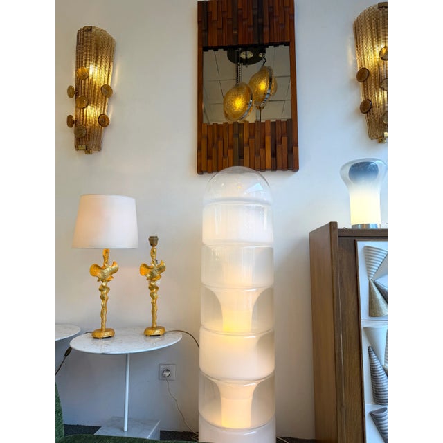 Pair of Lamps Gilt Metal by Nicolas De Waël for Fondica, France, 2000s For Sale - Image 12 of 12