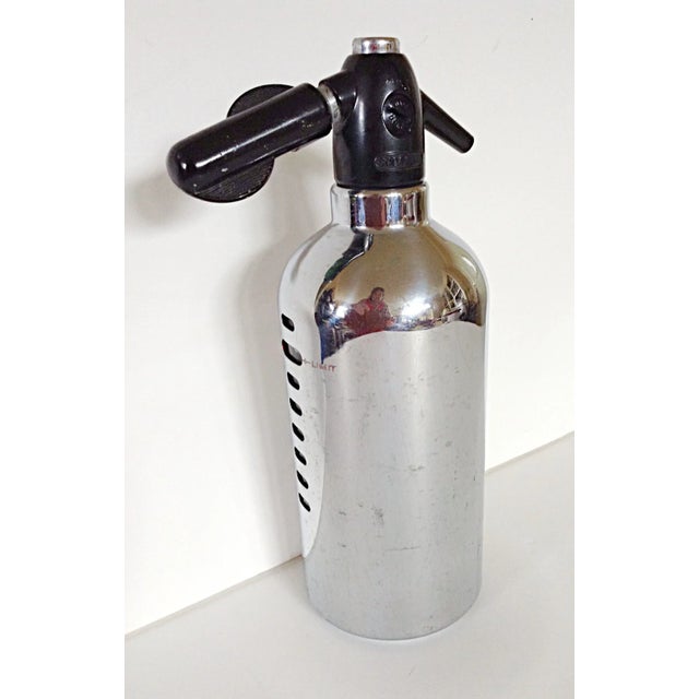 1940s 1940s Steel Soda King Seltzer Bottle For Sale - Image 5 of 6