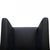 CH445 Wing Chair in Black Bizon Leather by Hans Wegner, 2000s For Sale - Image 4 of 9