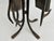 Vintage Primitive Hand-Forged Wrought Iron Pilgrim Fireplace Tool Set - 5 Pieces For Sale - Image 4 of 11