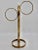Metal Mid Century Italian Golden Gilt Metal Hand Towel Rack For Sale - Image 7 of 10