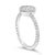 Haus of Brilliance Sterling Silver 1/4 Cttw Diamond Floral Round Braided Ring - Size 7 For Sale - Image 4 of 6