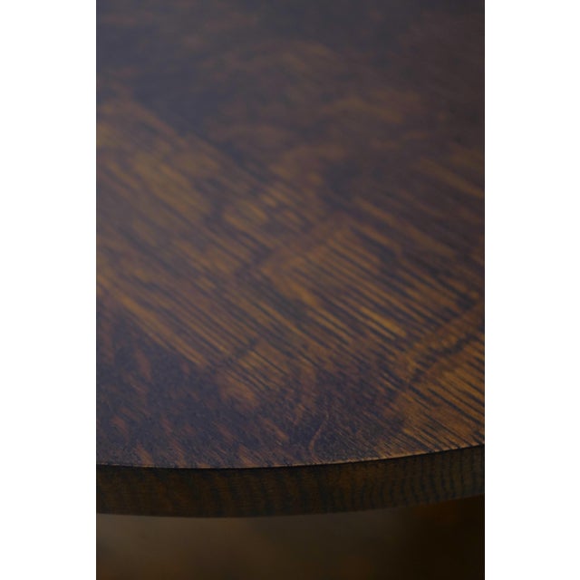 2000 - 2009 Stickley Harvey Ellis Mission Oak Lamp Table For Sale - Image 5 of 14