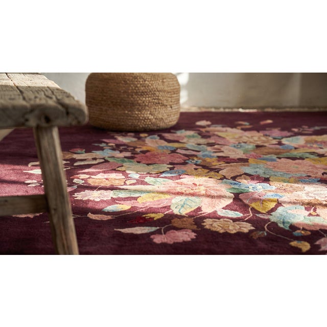 1920s Chinese Art Deco Carpet by Nichols Workshop ( 9' x 12' - 275 x 365 ) For Sale In New York - Image 6 of 8