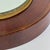 Early 20th Century Fancy Antique Rounded Mirrored Plateau Gallery Tray Sitting Atop a Brass Inlaid Mahogany Platform For Sale - Image 5 of 9