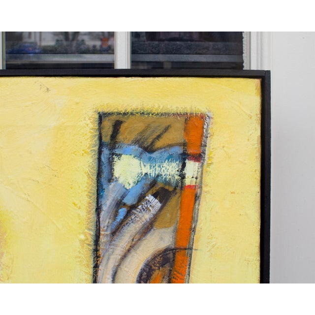 Yellow Abstract Oil on Canvas Painting by James L. Bruch For Sale - Image 8 of 10