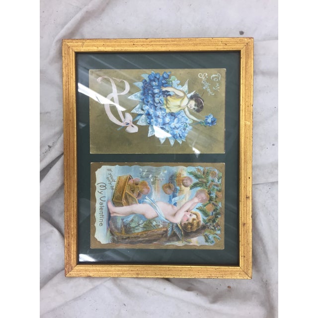 Antique Framed Valentines For Sale - Image 9 of 11