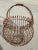 Mid 20th Century Vintage Iron Gathering Basket For Sale - Image 5 of 6