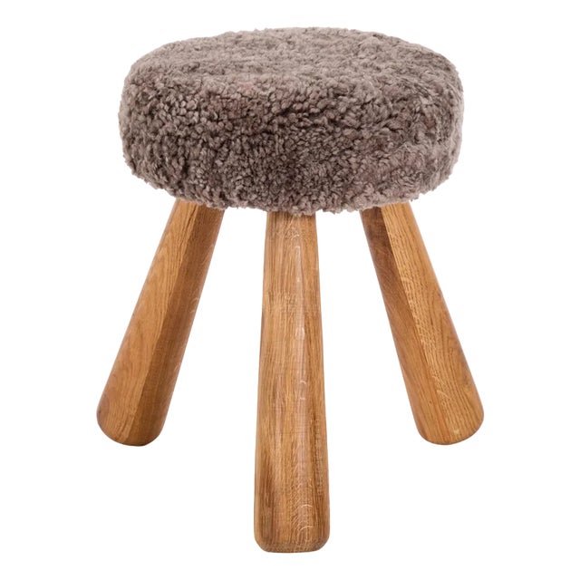 Antique Swedish Stool by Ingvar Hildingsson, 1890s For Sale