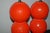 Metal Joe Cariati Glass Ball Lamps Orange Red For Sale - Image 7 of 9