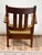 Mission Antique Quarter Sawn Mission Oak Arm Chair by Quaint Furniture C. 1920 For Sale - Image 3 of 10