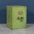 A charming cast iron fireproof safe made in england, dating to circa 1930. Finished in its original green paint with a...