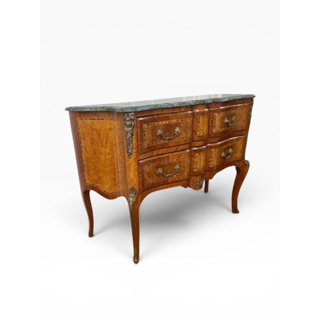 Mid 19th Century Chest of Drawers With Marble Top For Sale - Image 4 of 15
