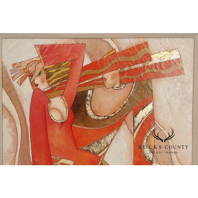 Andrei Protsouk Hand-Embellished Print, 'London Time' For Sale - Image 4 of 18