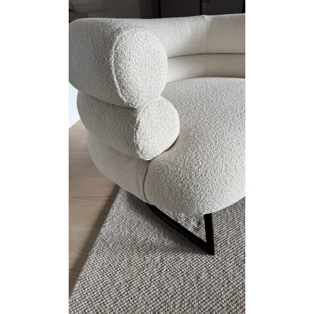 Bibendum Style Armchair in Wool Bouclé, 2009 For Sale - Image 10 of 14