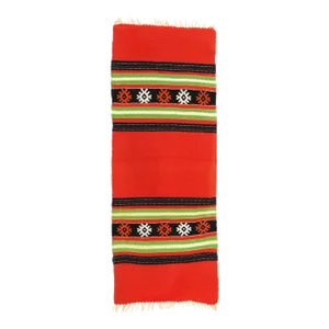 Vintage Red Cretan Greek Kilim Rug - 01'06 X 03'11