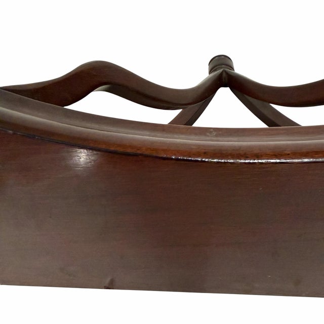 Late 20th Century Vintage Mid Century Large Regency Style Decorative Wall Display Bracket For Sale - Image 5 of 12